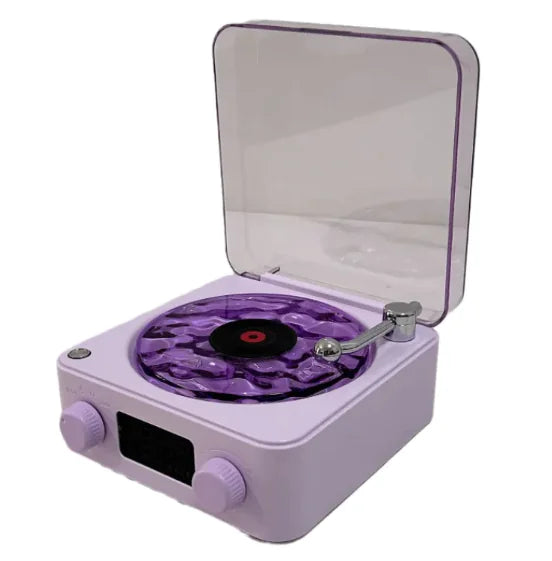 Retro Mini Bluetooth Speaker with RGB Lamp