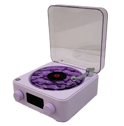 Retro Mini Bluetooth Speaker with RGB Lamp