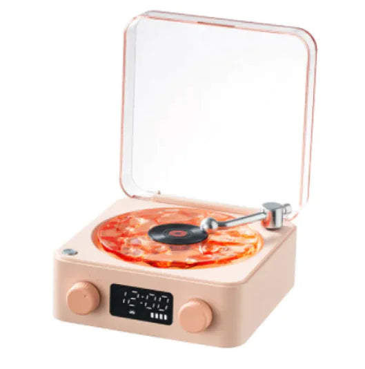 Retro Mini Bluetooth Speaker with RGB Lamp