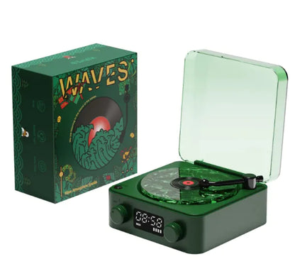 Retro Mini Bluetooth Speaker with RGB Lamp