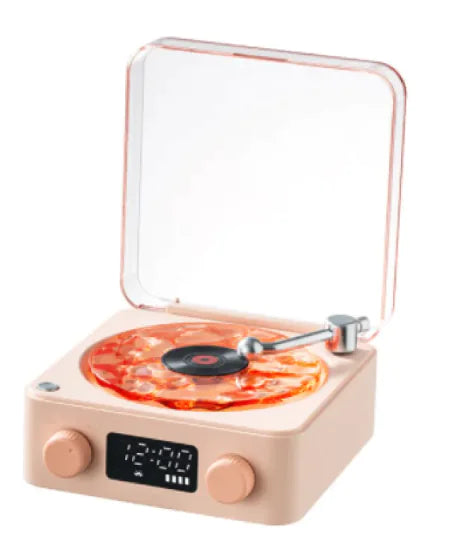 Retro Mini Bluetooth Speaker with RGB Lamp