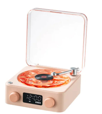 Retro Mini Bluetooth Speaker with RGB Lamp