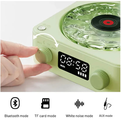 Retro Mini Bluetooth Speaker with RGB Lamp